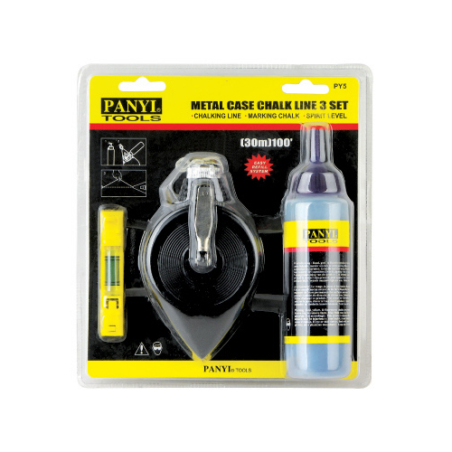 Chalk Line Reel & Powdered Chalk